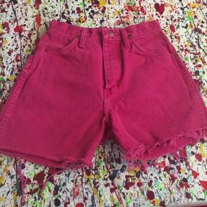 Vintage Wrangler high waisted shorts